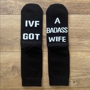 Black IVF Got A Badass Wife Socks